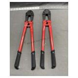 2 - 18" Bolt Cutters
