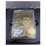 23KT Gold Hank Aaron Feel the Game Card