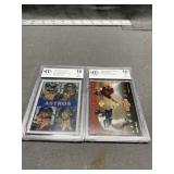 2 Graded 10 Nolan Ryan Cards