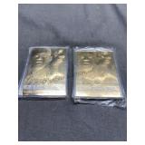 2 Numbered Gold Gem Shaq Cards