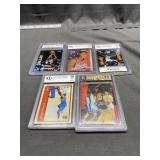 5 Graded Basketball Cards