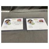 2 - First Day of Issue Elvis Presley Commemorative