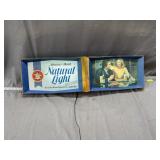 Anheuser-Busch Natural Light Beer Sign (light work