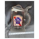 Pabst Blue Ribbon Beer Sign (light works)
