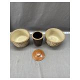 Red Wing Bowl as is and other Pottery