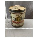 Rossville Gold Shield Alcohol can