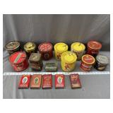 Assorted Vintage Cans