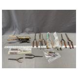 Assorted Vintage Curling Iron with Curling Warmer