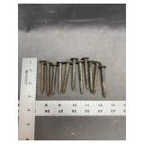 Vintage Numbered Railroad Nails