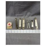 Vintage openers (2 Hamms 2 Oldstyle 2 Grain Belt)