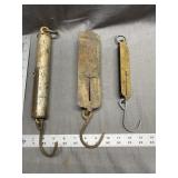 3 Vintage Hanging Scales