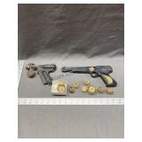 Vintage Cap gun & Plastic toy Gun