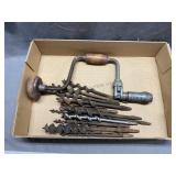 Brace Hand Drill and Bits