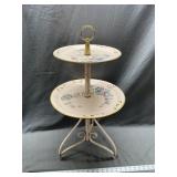 Two Tiered Cake Platter