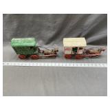 Vintage Cast Iron Carriages