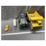 Tonka truck, assorted toys