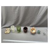 Assorted glassware and pottery
