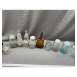 Assorted Vintage Bottles and Jars