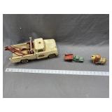 Tonka truck, assorted vintage toys