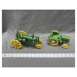 John Deere metal tractor toys