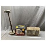 Two heaters, ashtray