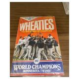 1987 Minnesota Twins World Series Wheaties Collect