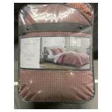 Full/Queen Waffle Weave Comforter Set