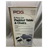 PDG 5 Piece Set Padded Table & Chairs