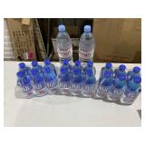 18 Fiji Waters - 500 ml & 2 - 1.5 Liter Evian Wate