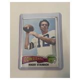 1975 Roger Staubach Hall of Fame Card