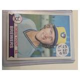 1979 Robin Yount Cards