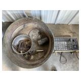 Galvanized Bucket & Items all to go