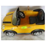 Yellow Mini-Cooper Kid