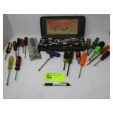 Various Screw Drivers and Sockets