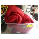 2 Red Sleeping Bags