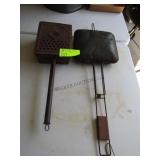 2 vintage Campfire Popcorn Poppers