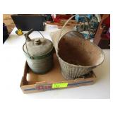 Steel Can and Water Can