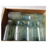 Blue Mason Jars