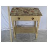 Flower Table with Drawer
