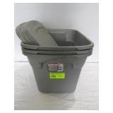 3 Sterilite 18 Gallon Totes