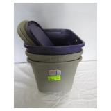 3 Sterilite 73 Qt. Totes