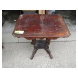 Antique Pine Flower Table