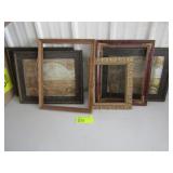 Various Vintage Pictures Frames