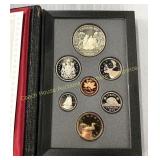 1989 Canada double dollar proof set, Ensemble