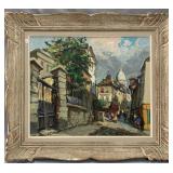 Oil on canvas signed indistinctly, Huile sur toile