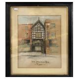 Signed tinted print 9" x 11" Impression teintï¿½e