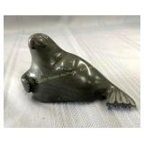 Signed inuit sculpture inuite signï¿½e, 5" L