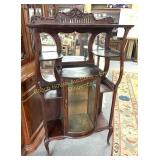 Antique etagere 16" x 34" x 60" H