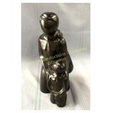 Mau Harvey signed composite sculpture signï¿½e