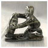 Isa S. inuit sculpture inuite, 6.5"